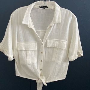 Vici Dolls - White Tied Top